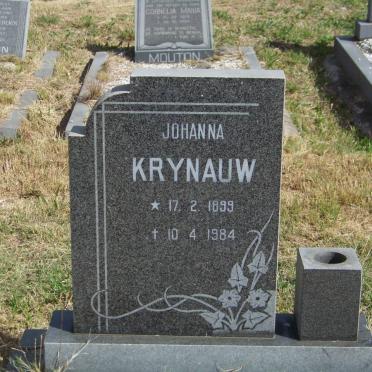 KRYNAUW Johanna 1899-1984