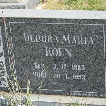KOEN Debora Maria 1903-1993