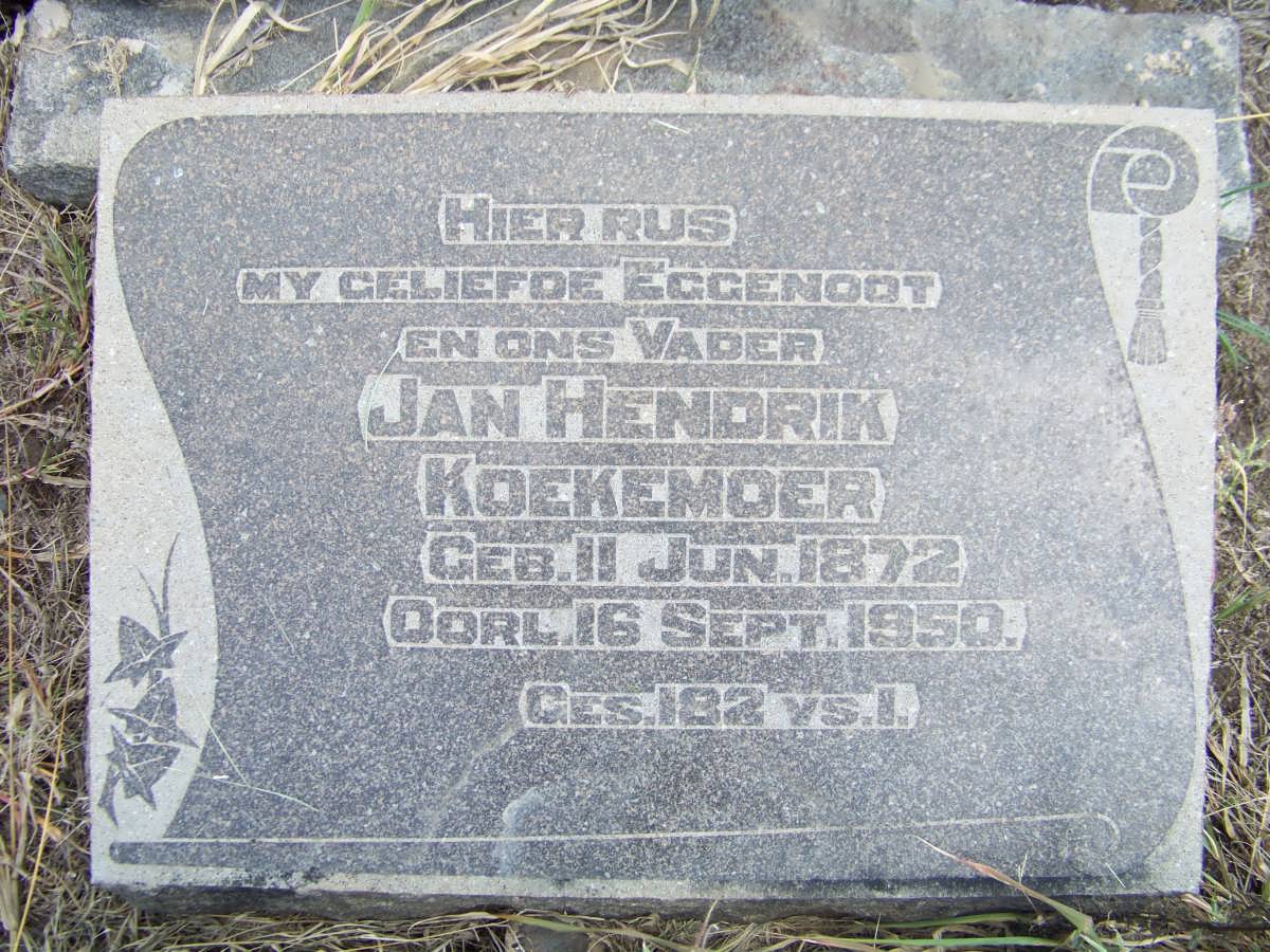 KOEKEMOER Jan Hendrik 1872-1950