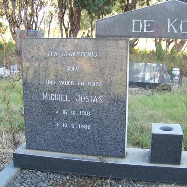 KOCK Michiel Josias, de 1918-1980