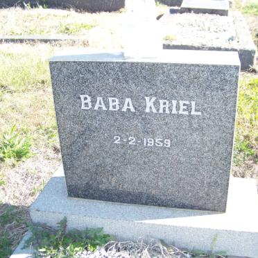 KRIEL Baba -1959