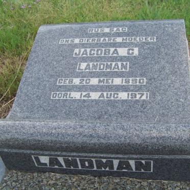 LANDMAN Jacoba C. 1890-1971