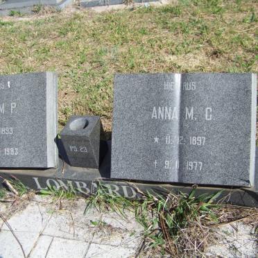 LOMBARD Willem P. 1893-1983 &amp; Anna M.C. 1897-1977