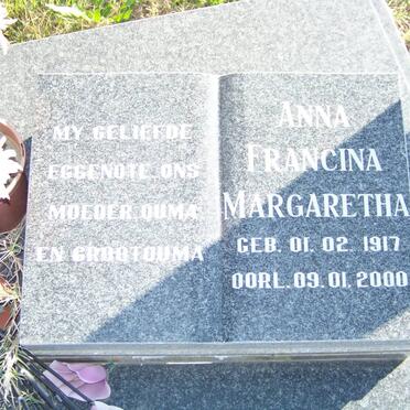 MAREE Anna Francina Margaretha 1917-2000