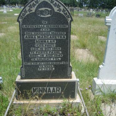 MINNAAR Anna Margaretha nee VOIGT 1859-1947