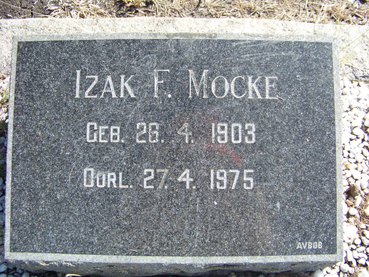 MOCKE Izak F. 1903-1975