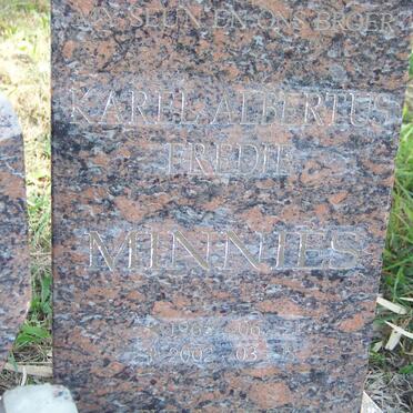 MINNIES Karel Albertus Fredie 1965-2002