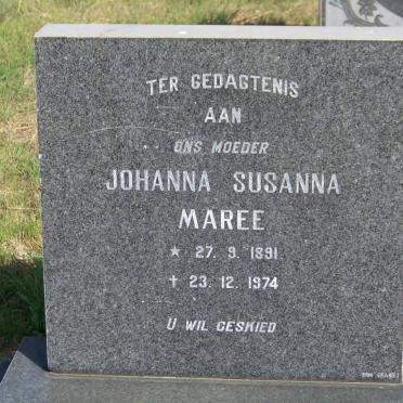 MAREE Johanna Susanna 1891-1974