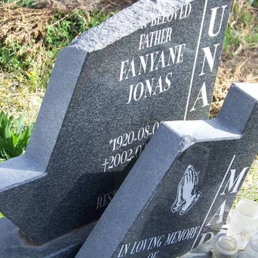 MADUNA Fanyane Jonas 1920-2002