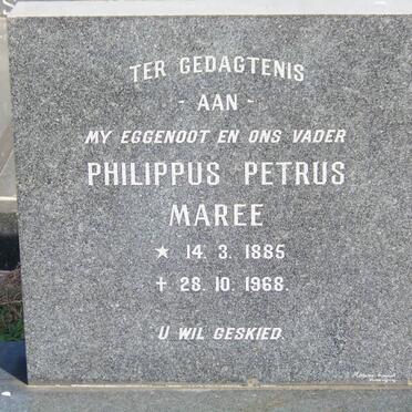MAREE Philippus Petrus 1885-1968