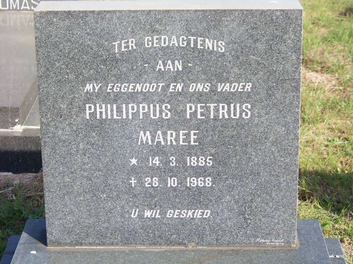 MAREE Philippus Petrus 1885-1968