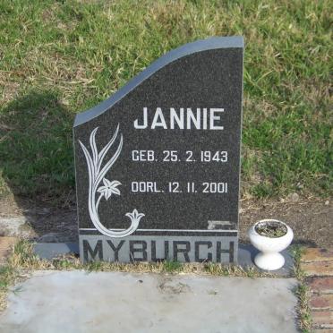 MYBURGH Jannie 1943-2001