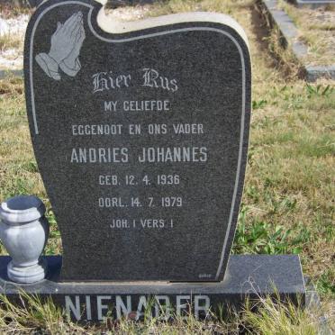 NIENABER Andries Johannes 1936-1979