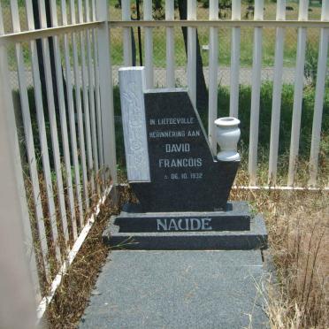 NAUDE David Francois 1932-