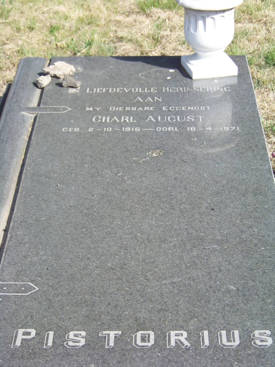 PISTORIUS Charl August 1916-1971
