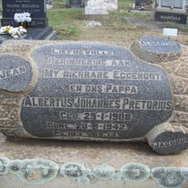 PRETORIUS Albertus Johannes 1908-1942