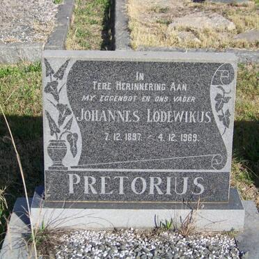 PRETORIUS Johannes Lodewikus 1897-1969