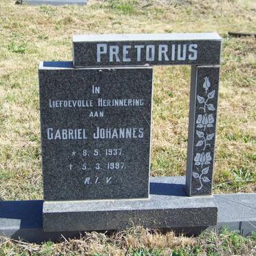 PRETORIUS Gabriel Johannes 1937-1997