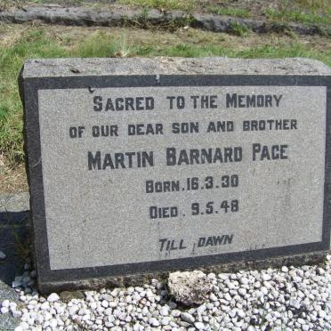 PAGE Martin Barnard 1930-1948