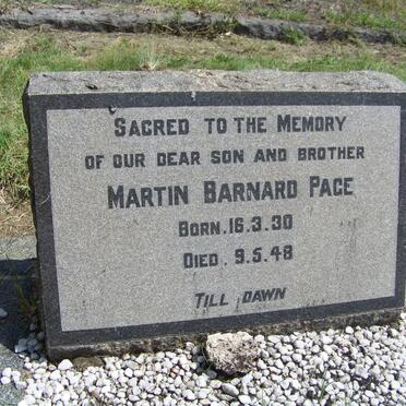 PAGE Martin Barnard 1930-1948