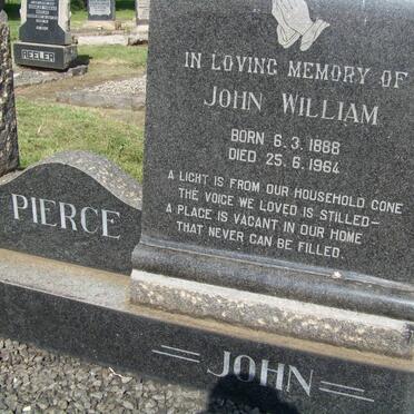 PIERCE John William 1888-1964 &amp; Jessie Hatton GARNER 1893-1963