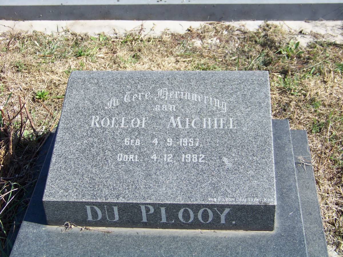 PLOOY Roelof Michiel, du 1957-1982