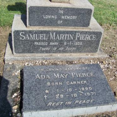 PIERCE Samuel Martin -1958 :: PIERCE Ada May nee GARNER 1890-1971