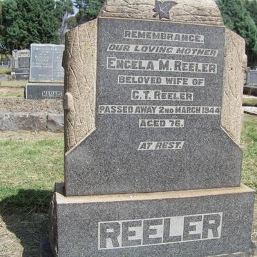 REELER Engela M. -1944