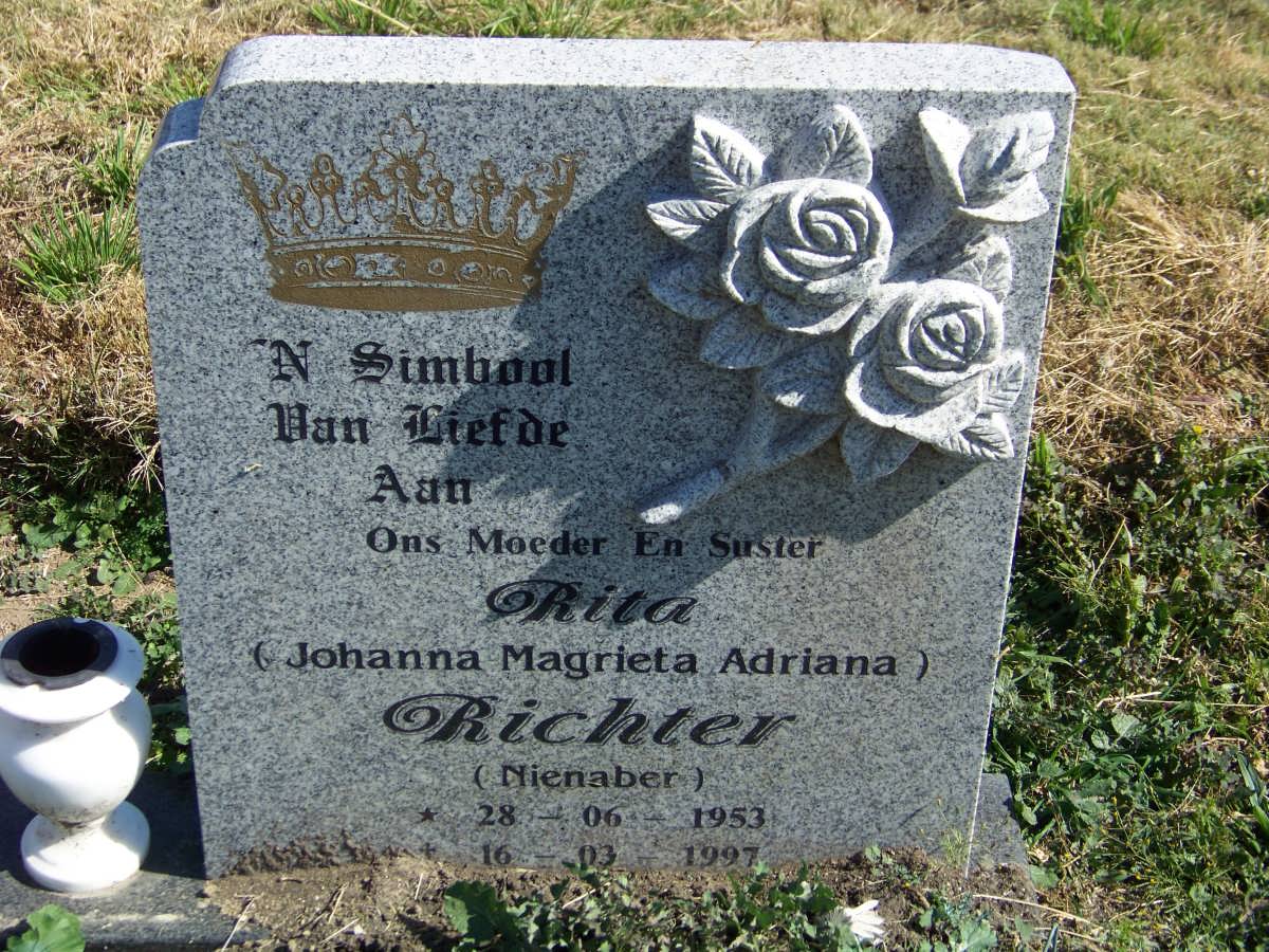 RICHTER Johanna Magrieta Adriana nee NIENABER 1953-1997