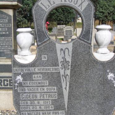 ROUX Gideon Petrus, le 1917-1994