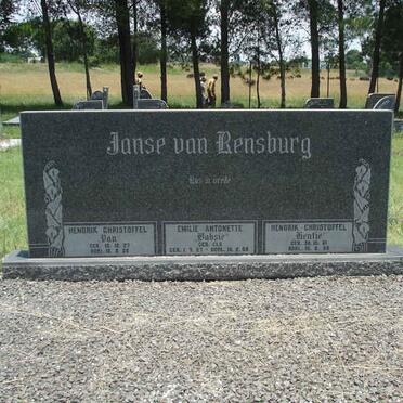 RENSBURG Janse van :: ELS