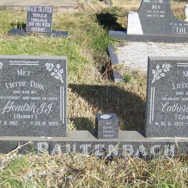 RAUTENBACH Hendrik J.J. 1912-1989 &amp; Catherine G. 1921-2006