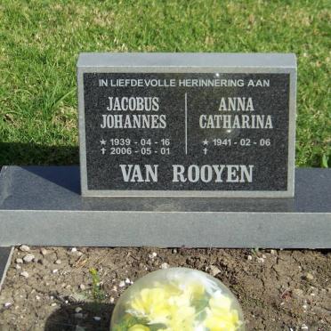 ROOYEN Jacobus Johannes, van 1939-2006 &amp; Anna Catharina 1941-
