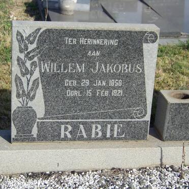 RABIE Willem Jakobus 1858-1921