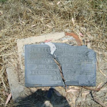 ROTHMAN Jacobus Johannes 1889-1901