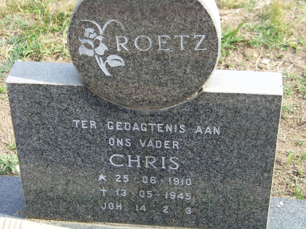 ROETZ Chris 1910-1945