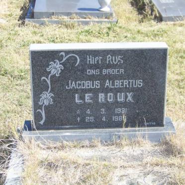 ROUX Jacobus Albertus, le 1931-1986