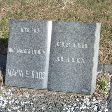 ROOS Maria E. 1889-1970