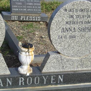 ROOYEN Anna Sophia, van 1944-