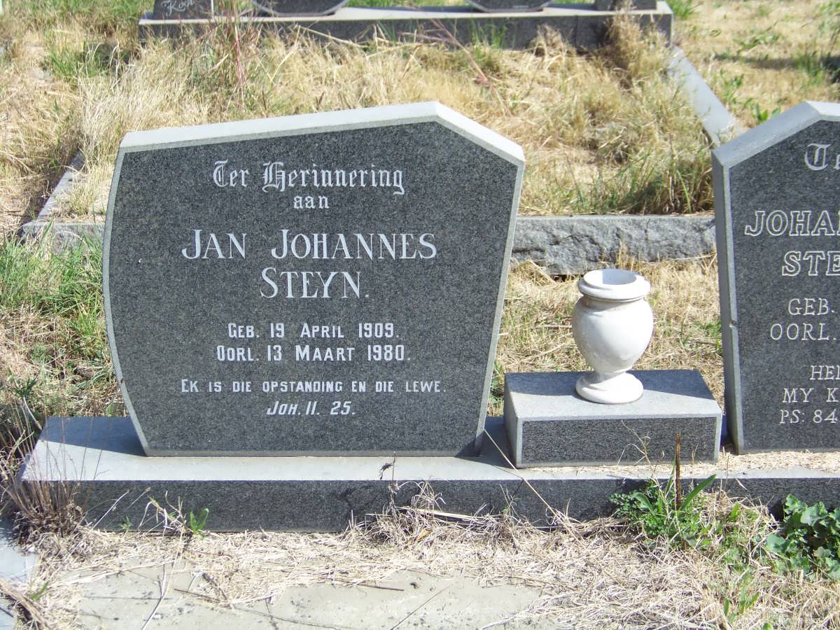 STEYN Jan Johannes 1909-1980