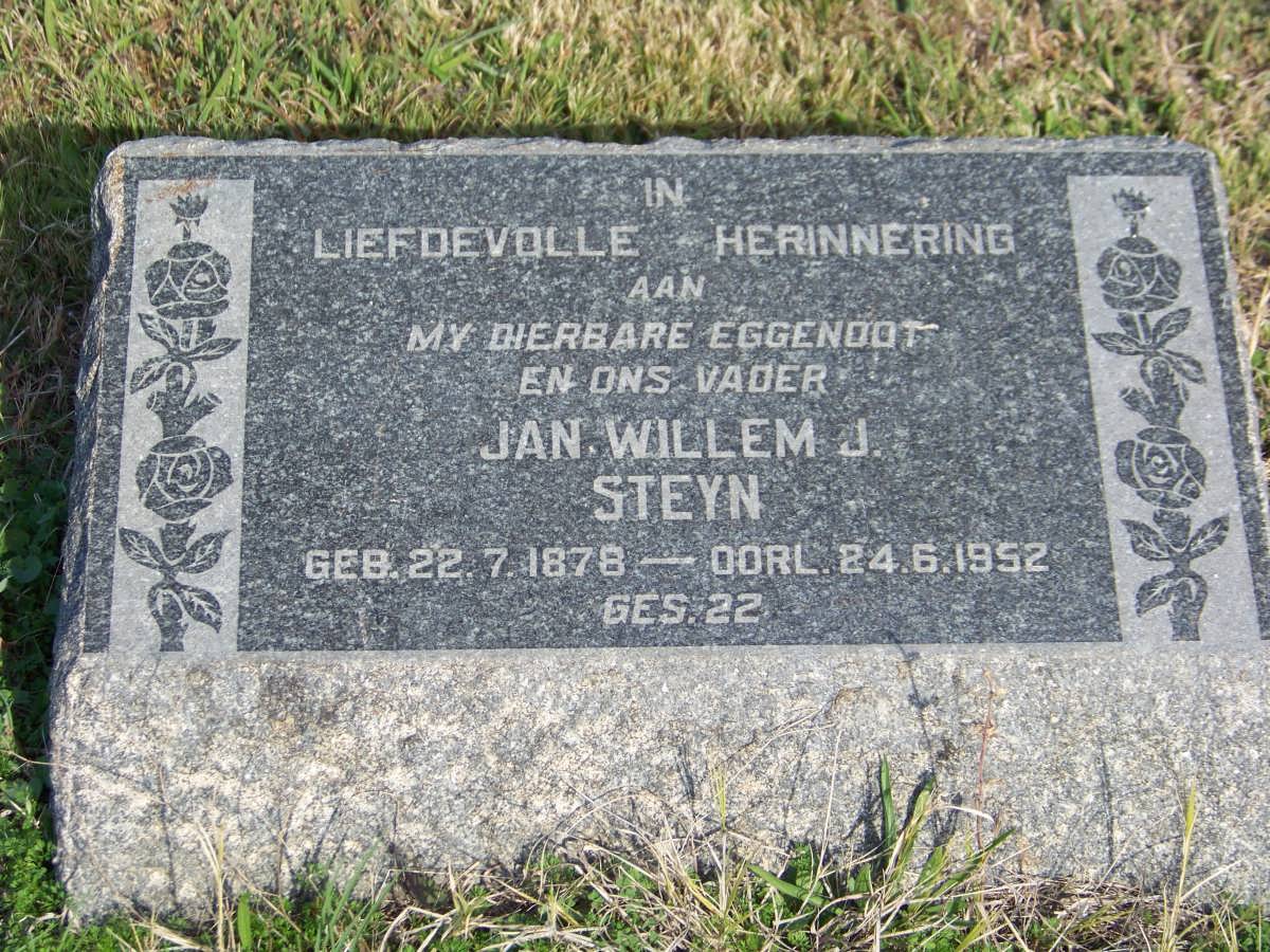 STEYN Jan Willem J. 1878-1952