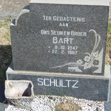 SCHULTZ Bart 1947-1967