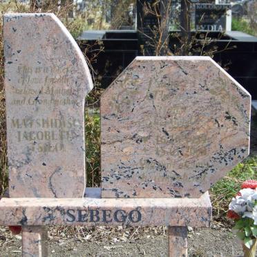 SEBEGO Matshidiso Jacobeth Tsilo 1939-2003