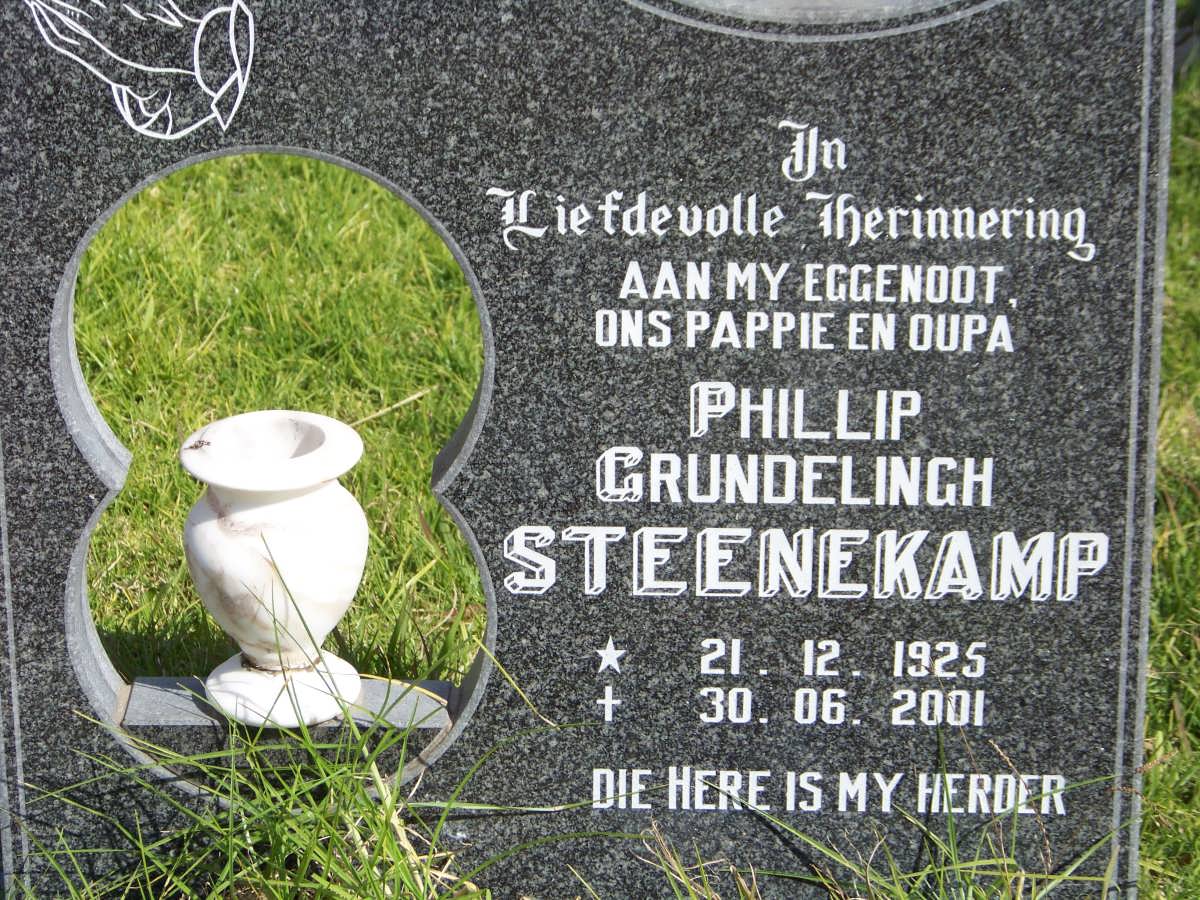 STEENEKAMP Phillip Grundelingh 1925-2001