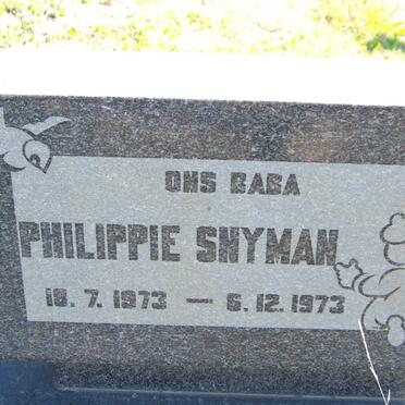 SNYMAN Philippie 1973-1973