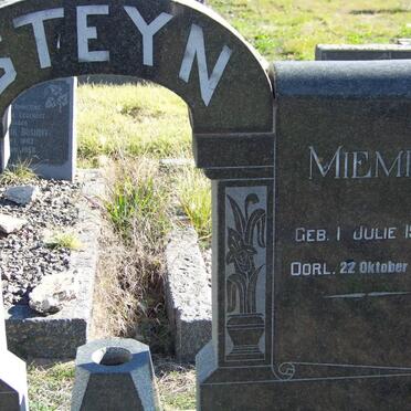 STEYN Jan 1905-1955 &amp; Miemie 1907-1996