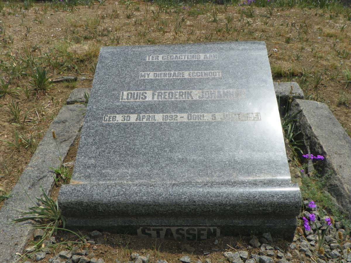 STASSEN Louis Frederik Johannes 1892-1951