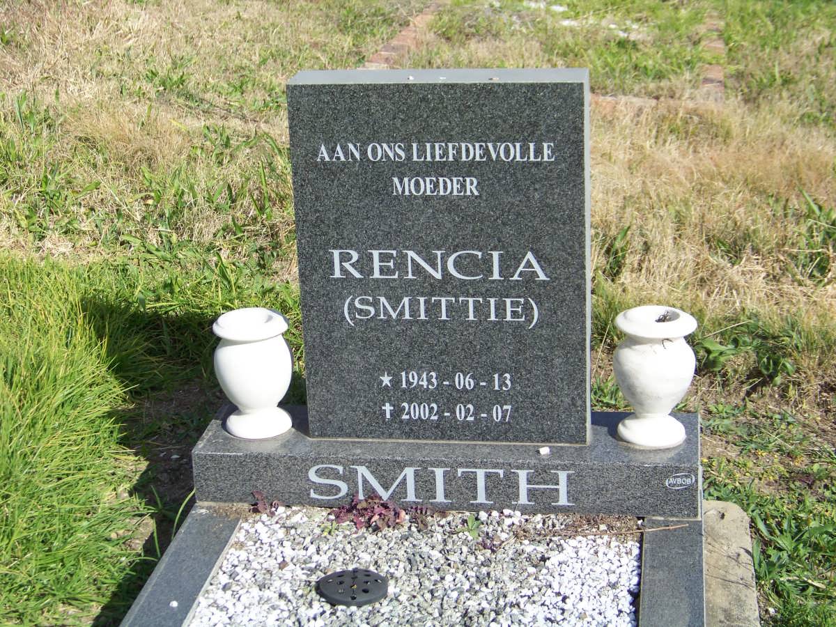 SMITH Rencia 1943-2002