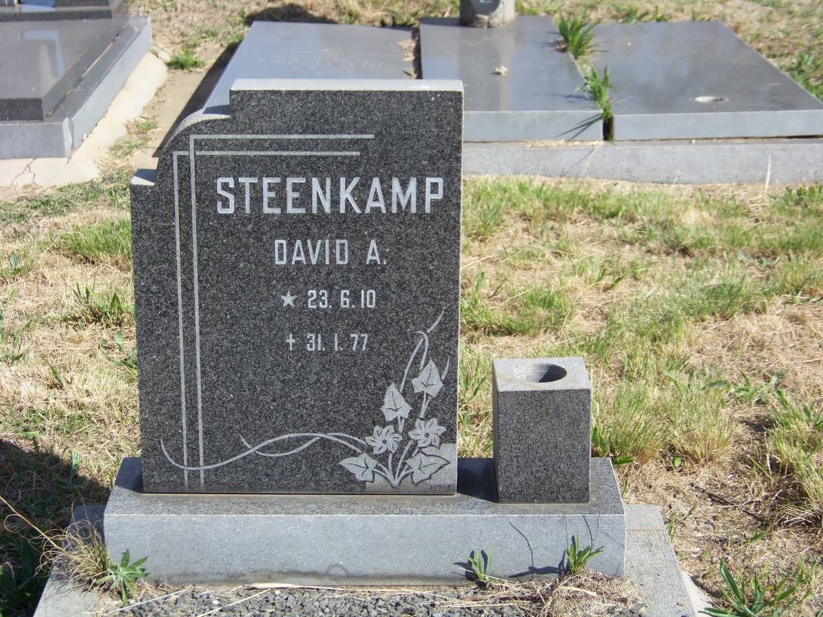 STEENKAMP David A. 1910-1977