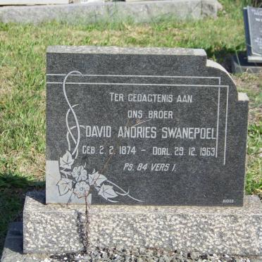 SWANEPOEL David Andries 1874-1963